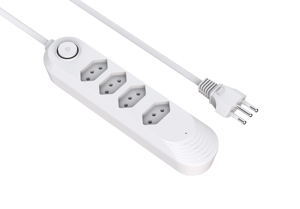 4 yollu 3 yuvarlak Pin çok fiş şerit güç 2025 güç brezilyalı özel elektrik İletişim soket çıkış genişletici - Product Image 4