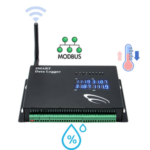 Registrador de datos de temperatura y humedad digital de 8 canales Industrial RS485 Registrador de datos de temperatura de salida RS485