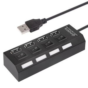 USB 2,0 концентратор 2,0 Multi USB сплиттер концентратор использовать адаптер питания 4/7 порт несколько расширитель 2,0 USB концентратор с переключателем для ПК