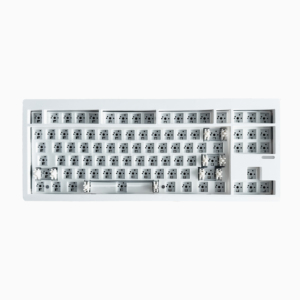 ZUOYA-Kit de teclado mecánico para juegos, kit de teclado para juegos con 3 modos, inalámbrico, Bluetooth, RGB, intercambiable en caliente - Product Image 1