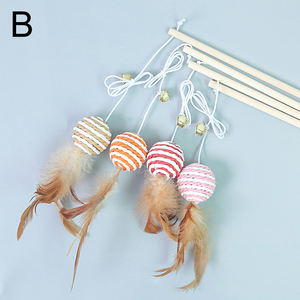 Interactive Cat Teaser Wand String Toy Pet Accessories Educational Colorful <strong>Safe</strong> With <strong>Catnip</strong> Fish Made in China for Indoor Cats - Product Image 5