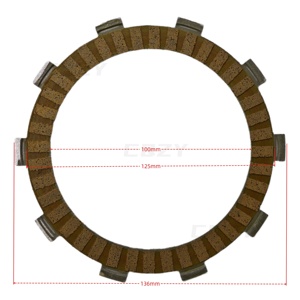 केटीएम EXC-F SX-F के लिए फैक्टरी पेपर बेस क्लच प्लेट 390 डके आरईसी 390 पेपर आधारित सामग्री क्लच मोटरसाइकिल बॉडी सिस्टम सिस्टम - Product Image 2