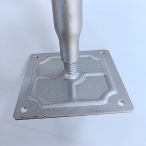 Encofrado de construcción de fabricación de Metal personalizado de fábrica Tipo U Cabeza de horquilla ajustable Base de gato de andamio de acero galvanizado - Product Image 6