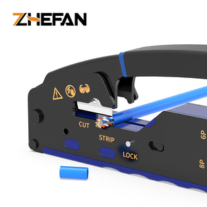 Ethernet Wire <strong>Cutter</strong> for Rj45 Cat5 Cat5e Cat6 Cat6a Connectors Network Cable Crimper Rj45 Crimp Kit Pass Through Crimping Tool - Product Image 3