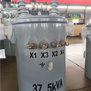 Monofase 100KVA olio immerso trasformatore per 13.62KV palo montato distribuzione uscita multipla 480V 440V 110V 380V 400V 11KV - Product Image 1