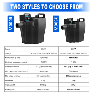 Nimbus 3500W Portable Dry Ice <strong>Blasting</strong> Machine 3500W CO2 <strong>Cloud</strong> Smoke Low Fog Machine for Wedding Parties and Stage Events - Product Image 5