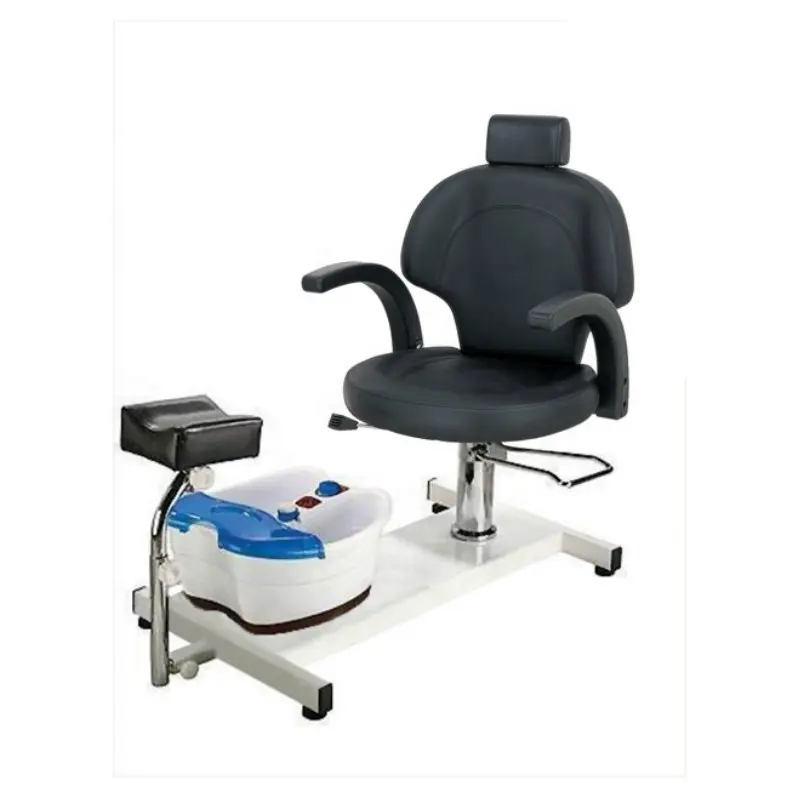 Sedia per pedicure spa di fascia media più venduta popolare attrezzatura per salone di giorno nero in vendita sedia per pedicure classica