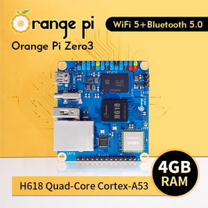 Orange Pi Zero 3 4G RAM Allwinner H618 Quad-<strong>Core</strong> <strong>Cortex</strong>-A53 64-bit <strong>Dual</strong> Band WiFi5+BT 5.0 Gigabit LAN <strong>Android</strong> Debian Ubuntu OS - Product Image 2