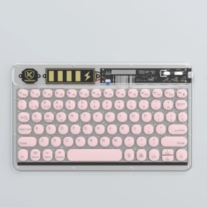 Teclado portátil para tableta portátil Teclado Bluetooth retroiluminado de 10 pulgadas Mini iluminación Teclado RGB transparente Inalámbrico para iPad - Product Image 3
