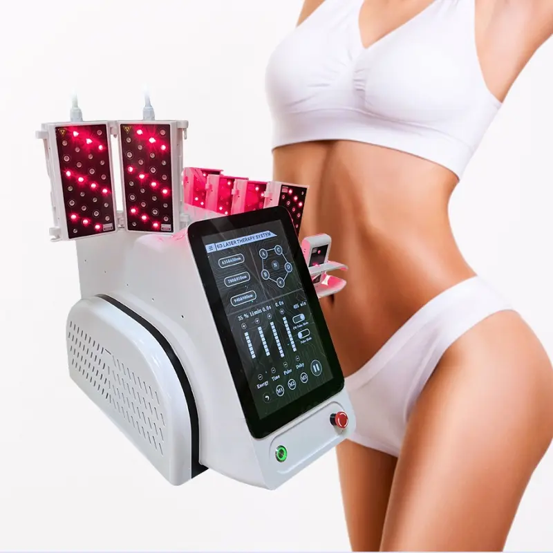 Diodo de adelgazamiento rápido láser 650nm Lipo láser adelgazamiento terapia de luz roja eliminación de celulitis equipo de belleza Curvo