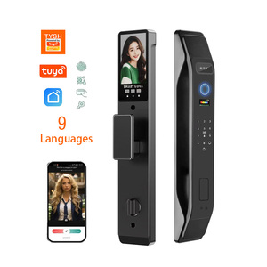 TYSH akıllı kilit anahtarsız giriş Wifi ve yüz tanıma kontrolü ekran ile akıllı ana kapı kilidi - Product Image 1