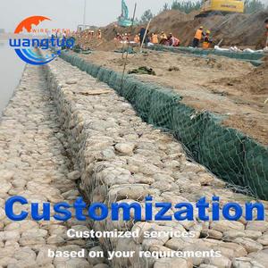 <strong>Hexagonal</strong> Galvanized PVC Coated Gabion <strong>Wire</strong> <strong>Mesh</strong> Roll Metal Frame Rockfall Protection <strong>Netting</strong> Reinforced Woven <strong>Wire</strong> <strong>Mesh</strong> - Product Image 4