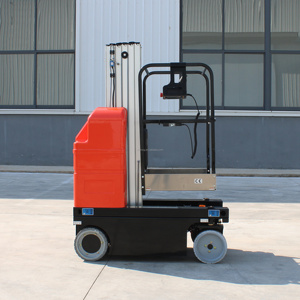 6m 7.5m carga 125kg High End trabalho aéreo plataforma alumínio único mastro auto propelido <span class=keywords><strong>vertical</strong></span> elevador