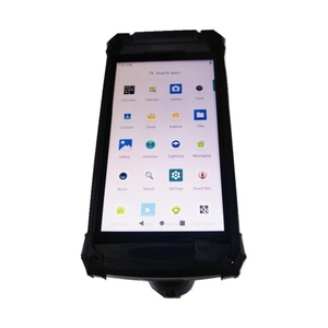 Nueva llegada UHF RFID lector de mano 1D/2D escáner de código de barras Bluetooth lector Rfid