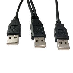 2 in 1 USB2.0 kablo tipi A erkek PC HDD için bir erkek Y kablosu - Product Image 2