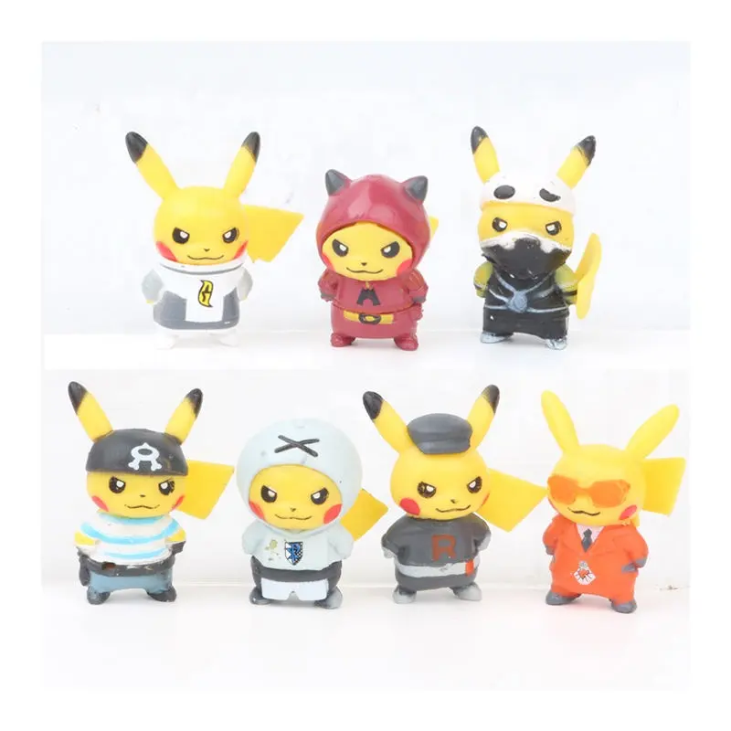 Factory price Pokemoned anime figure Doll Mystery Box Toys negative character pvc Children's Christmas Gift toy blind bo
