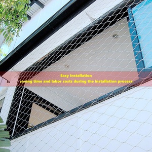 1.8m UV-Resistant HDPE Green <strong>Trellis</strong> <strong>Net</strong> for Multiple <strong>Uses</strong> for Vertical Farming Balcony Yard Lawn Fencing (6FT 10x10cm Grid) - Product Image 3