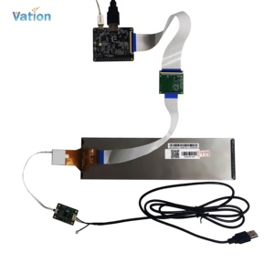 Barra de visualización LCD de 8,8 pulgadas, 1920x480, pantalla táctil estirada, Unión OCA con pantalla táctil opcional con adaptador de HDM-MIPI - Product Image 5