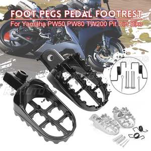 Evrensel motosiklet ayak mandal aittir Footpegs motosiklet ayak istirahat alüminyum kir Pit <span class=keywords><strong>Honda</strong></span> XR için Yamaha <span class=keywords><strong>PW50</strong></span> PW80 TW200/CRF
