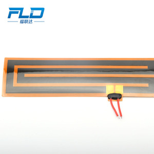 12v 24v 220v Mirror Heating element with Temperature Measuring Wire <strong>Type</strong> <strong>K</strong> Thermocouple Flexible kapton Polyimide Film <strong>Heater</strong>