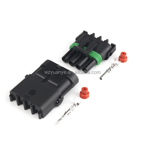 Delphi, conector automotriz a prueba de agua, enchufe de funda, Material de carcasa de nailon, modelo 12010974/12015797 - Product Image 1