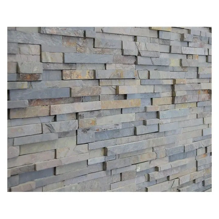 GuangZhou factory price wholesale faux fur artificial stone panel faux tile wall panel exterior wall panel