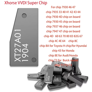 Xhorse VVDI Super Chip Mini <strong>Prog</strong> Tool XT27A01 XT27A66 Transponder 8A Super Chip for ID46/40/43/4D/8C/8A/T3/47 for VVDI2 <strong>Key</strong> TooL