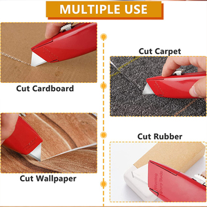 OEM Custom Logo Heavy <strong>Duty</strong> Utility Knife with Retractable Stainless Steel Blade DIY Grade Box <strong>Cutter</strong> - Product Image 3