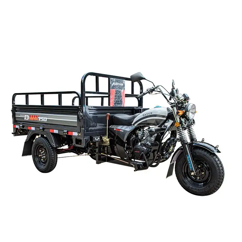 150cc ממונע תלת אופן מטען כבד טעינה שלושה גלגל אופנוע