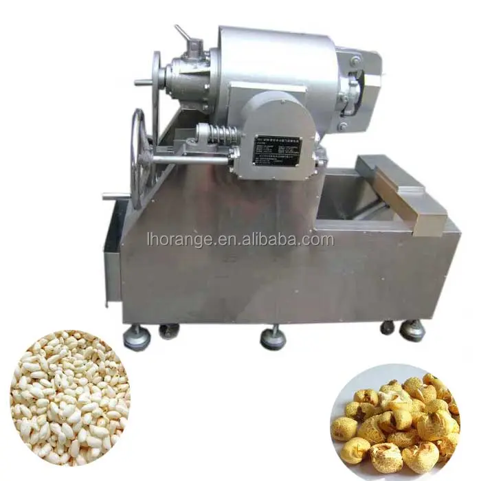 Hoge Kwaliteit Multifunctionele Luchtstroom Graan Rijst Maïs Quinoa Graan Graan Lucht Stoom Puffing Machine