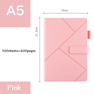 Cuaderno de negocios A5 versión coreana Simple, Bloc de notas, registro de reuniones de empresa, trabajo, oficina, bloqueo, diario, con logotipo impreso - Product Image 5
