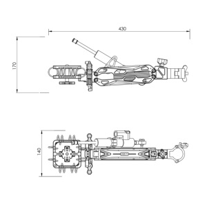 CAME-TV GS10 2-22 Lbs Load Proビデオカメラスタビライザーアームロッドマウント (DJI Ronin S/S2/SC2/M/MX Zhiyun Crane MOZAおよびFeiyu用) - Product Image 6