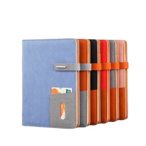 A5 Size Office Leder planer Notebook Thread-Sewed Diary mit Werks druck für Notizen und Organisation - Product Image 1