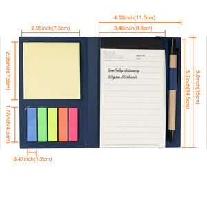 GemFully Shop at Online Educator Apreciación Regalos Cuaderno personalizado Cuadernos personalizados de tapa dura con notas adhesivas - Product Image 2