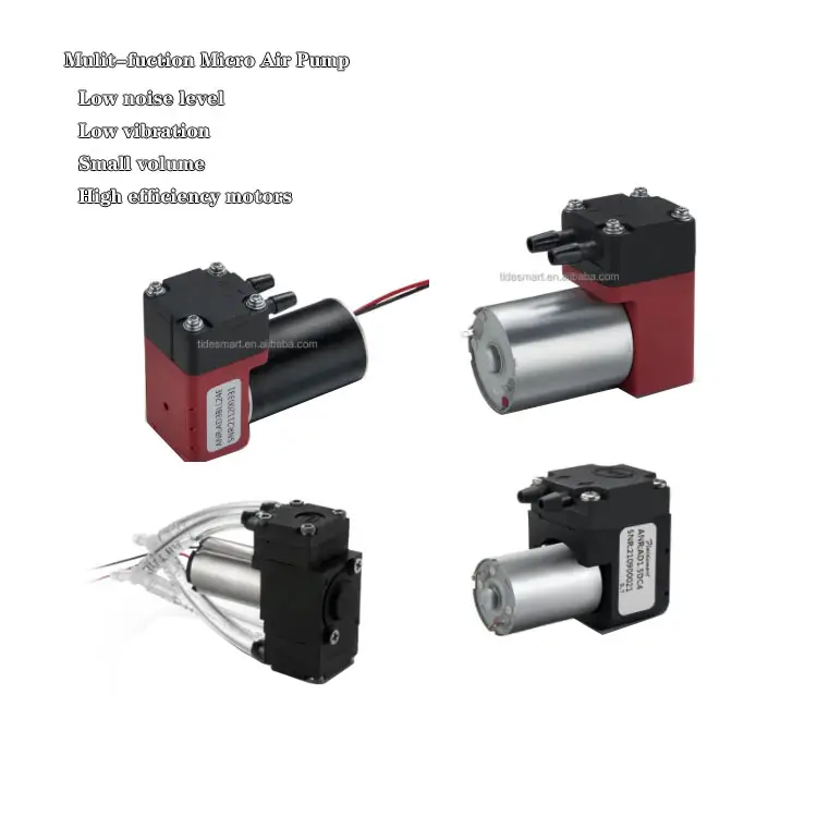 Mini bomba de vacío eléctrica, multifunción, portátil, 6V, 12V, 24V de CC, Micro diafragma, venta al por mayor de fábrica