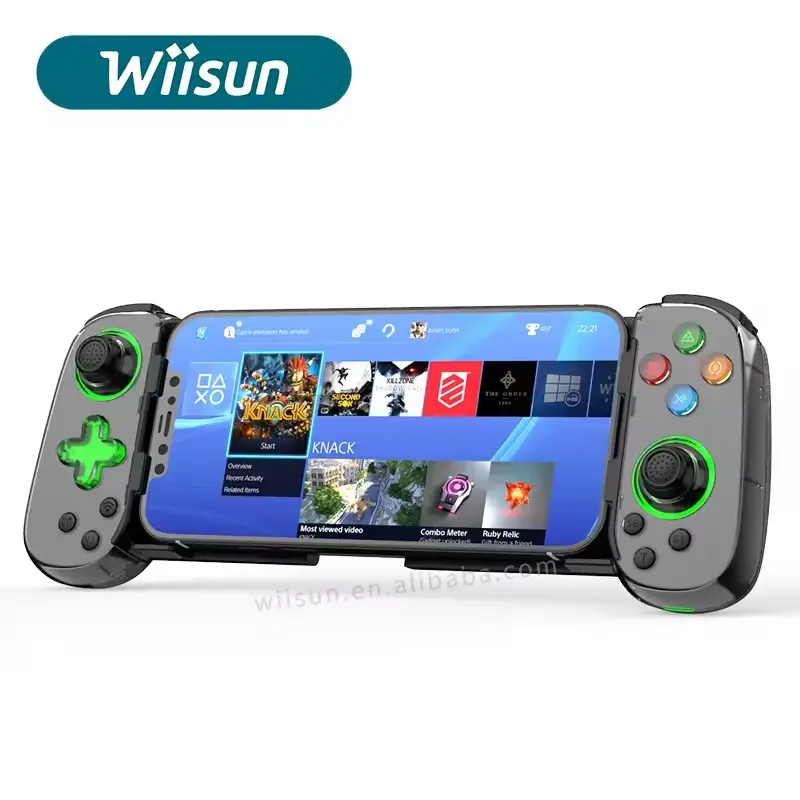 X D7 Gamepad Stretchable Trò chơi điều khiển hỗ trợ SX trục Android điện thoại BT trò chơi không dây điều khiển hỗ trợ Switch/PC/iOS