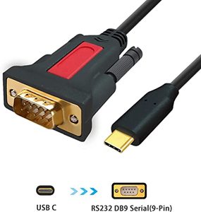 Oem <span class=keywords><strong>USB</strong></span> Loại C để RS232 DB9 nối tiếp (9-pin) chuyển đổi bộ chuyển đổi cáp 5Ft với một Nam để kết nối nữ tương thích với Mac - Product Image 2