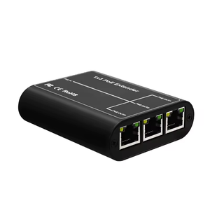 Extensor POE de 4 puertos, 1 entrada, 3 salidas, 10/100Mbps, uno a tres para interruptor PoE estándar, cámara NVR Poe, repetidor de mayor distancia