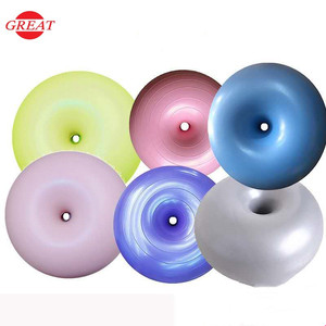 Bán Sỉ Bóng Bánh <span class=keywords><strong>Donut</strong></span> Nhựa Pvc Chống Nổ 45Cm 55Cm Bóng Tập Yoga Ổn Định Tập Thể Dục Apple Gym - Product Image 4