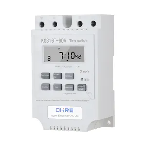 220V voll automatischer Mikrocomputer-Zeit steuerungs schalter Straßenlaternen-Belüfter-Timer mit 30A max. Strom ausschalten - Product Image 1