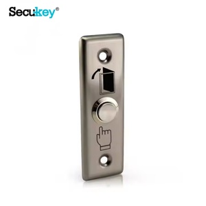 Pulsante Xbutton 1 uscita con circuito di precisione laccato in acciaio inox NO/COM per interruttori a pulsante per blocco porta - Product Image 2