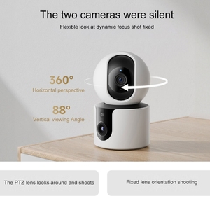 High Quality Original C300 Dual Lens Edition 3MP Support AI Detection US Plug Smart Security <strong>Camera</strong> - Product Image 2