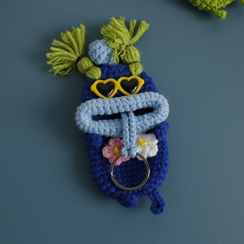 Sapphire blue flower heart