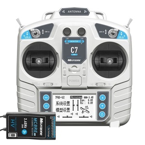 MicroZone MC7 C7 <strong>MINI</strong> 2.4G Controller <strong>Transmitter</strong> MC8RE Receiver Radio Set for <strong>RC</strong> Aircraft Drone Quadcopter Car Boat - Product Image 1