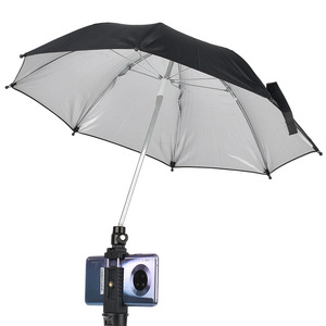 50厘米防雨防晒DSLR通用相机摄影遮阳防雨伞带360旋转热靴