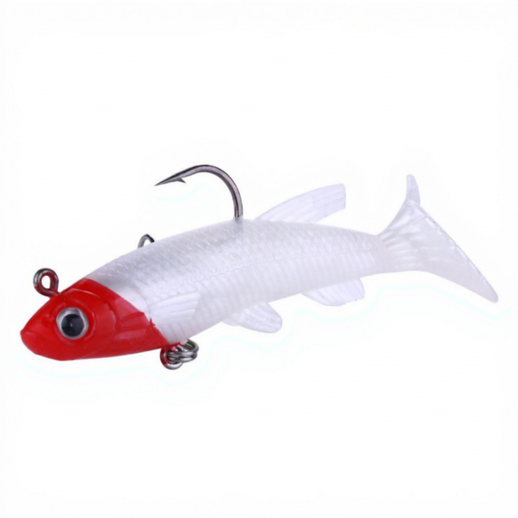 Tête rouge et corps blanc 9cm/14g