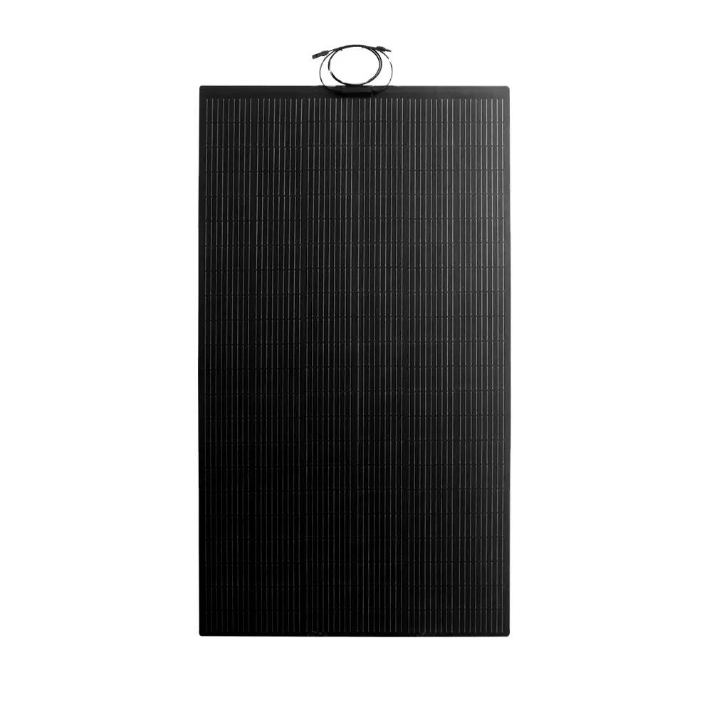 Panel surya kustom 100 Watt Sunpower 12V 30W 50W 100 w 120W 150W 200W Panel surya Semi fleksibel untuk penggunaan di rumah