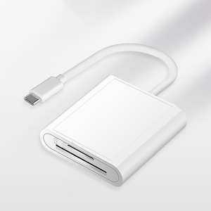 USB C 2合1 sd卡读卡器加密狗C型微型多端口SD TF相机存储卡读卡器适配器 - Product Image 1