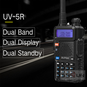 Baofeng-Walkie Talkie de 5W, Radio FM con escáner portátil opcional, transceptor UV5R de doble banda - Product Image 3