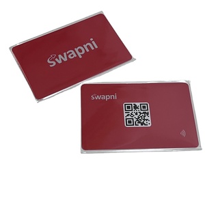 NFC Forum etiketi 4 tipi NDEF biçimlendirilmiş 424 DNA yazma korumalı özel NFC çip kartvizit PVC QR kodu - Product Image 2